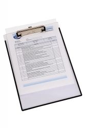 CLIPBOARD MARBIG A4 CLEARVIEW WITH INSERT COVER