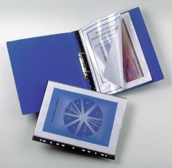 DISPLAY BOOK MARBIG A4 BINDERMATE BLACK 20P