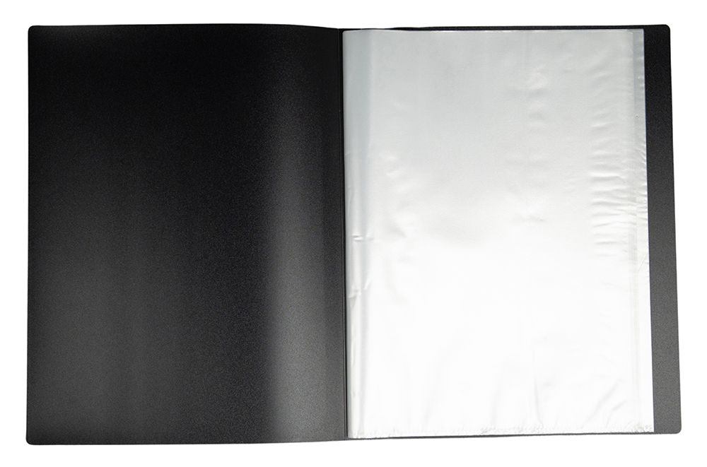 DISPLAY BOOK GNS A4 20 POCKET NON-REFILLABLE BLACK