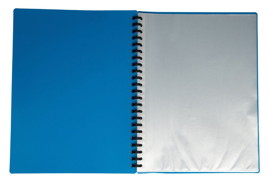 DISPLAY BOOK GNS A4 REFILLABLE BLUE 20P