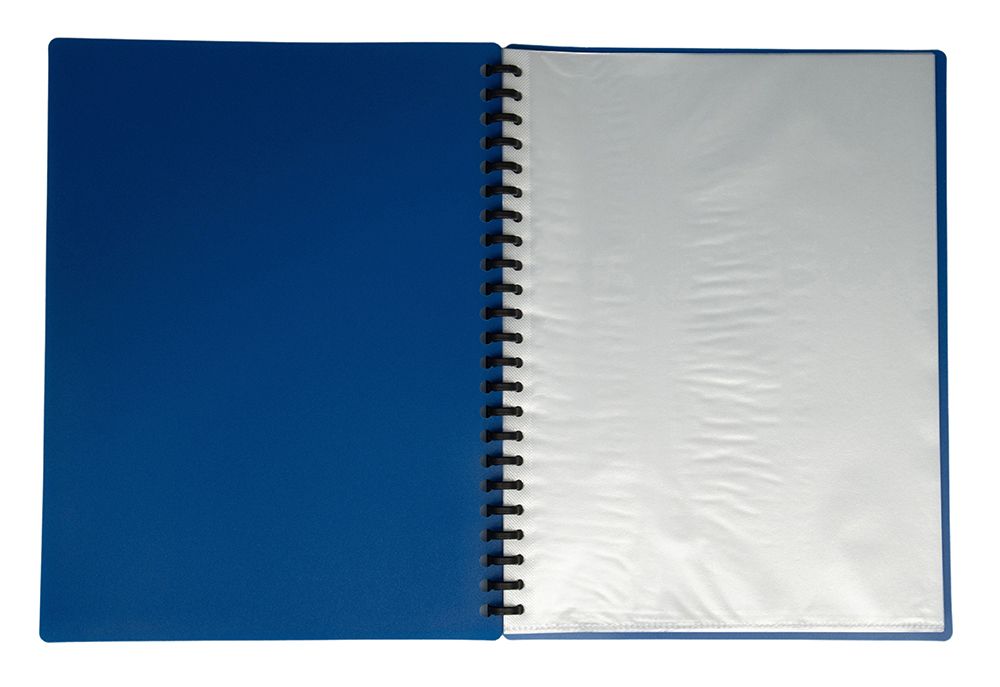 DISPLAY BOOK GNS A4 REFILLABLE NAVY BLUE 20P