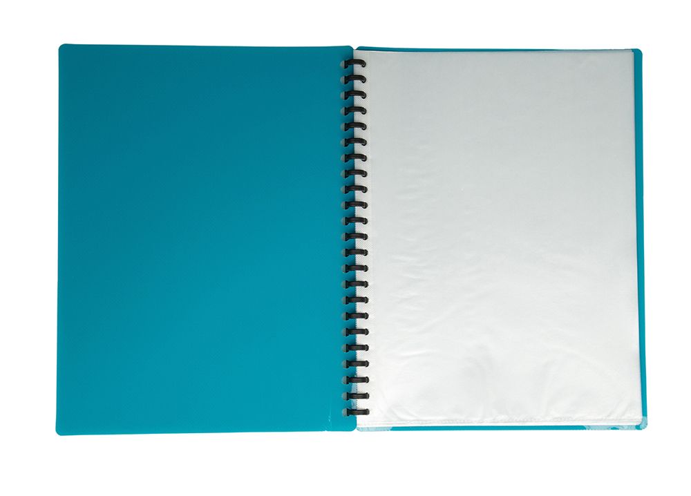 DISPLAY BOOK GNS A4 REFILLABLE GLOSS GREEN 20P