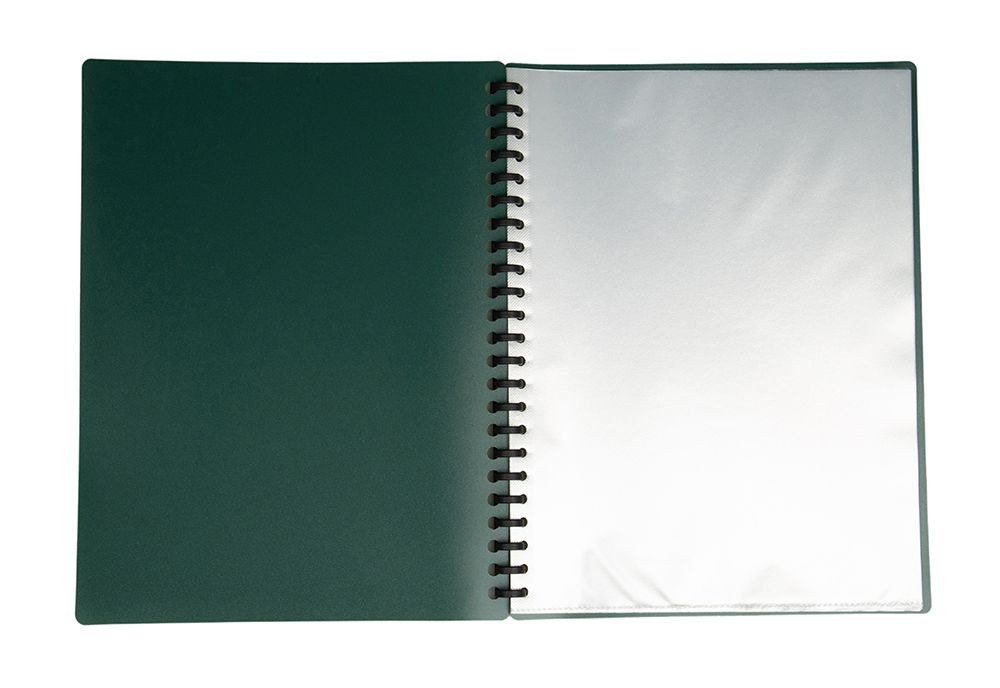 DISPLAY BOOK GNS A4 REFILLABLE GREEN 20P