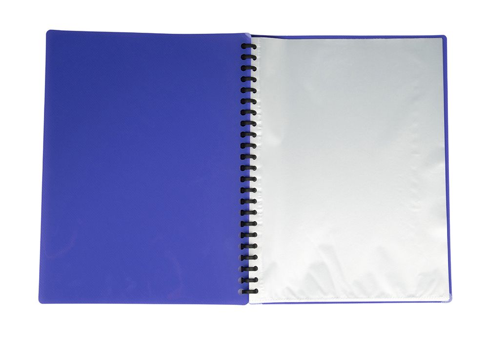 DISPLAY BOOK GNS A4 REFILLABLE GLOSS PURPLE 20P