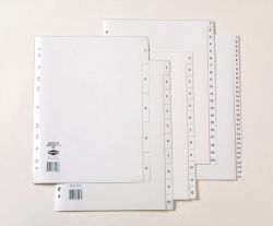 DIVIDERS MARBIG A4 PP 1-5 TAB WHITE