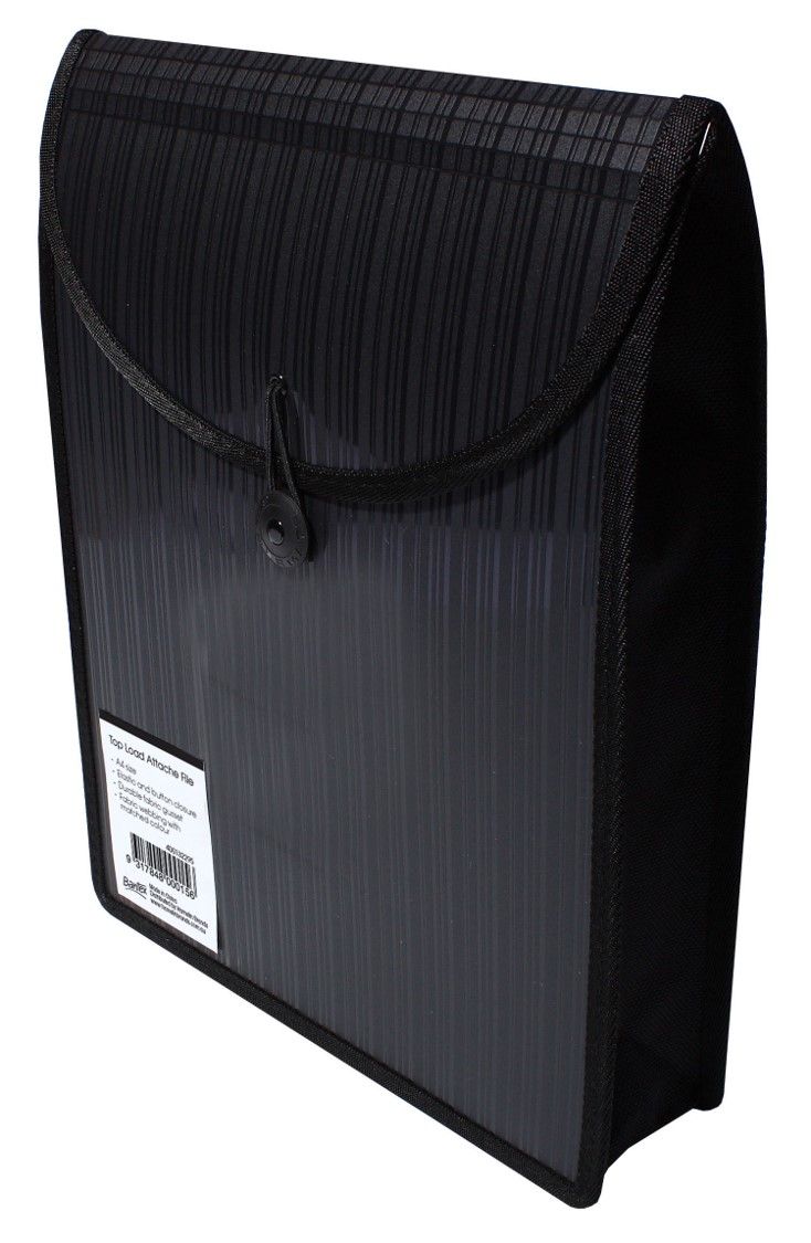 FILE ATTACHE BANTEX A4 TOP OPENING BLACK