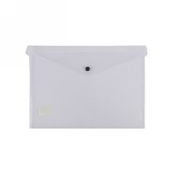 DOCUMENT FOLDER BANTEX A4 BUTTON CLEAR