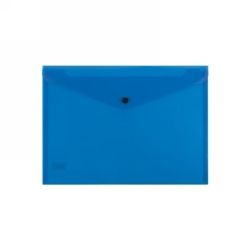 DOCUMENT FOLDER BANTEX A4 BUTTON BLUE