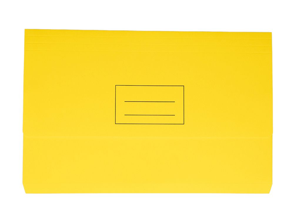DOCUMENT WALLET STAT FC BOARD YELLOW