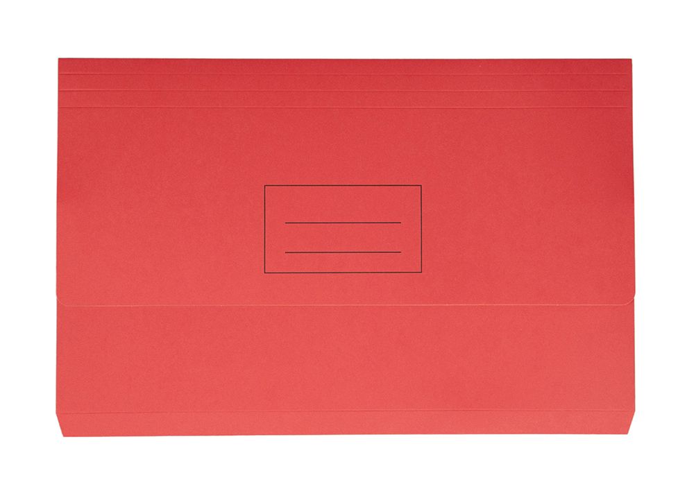 DOCUMENT WALLET STAT FC BOARD RED