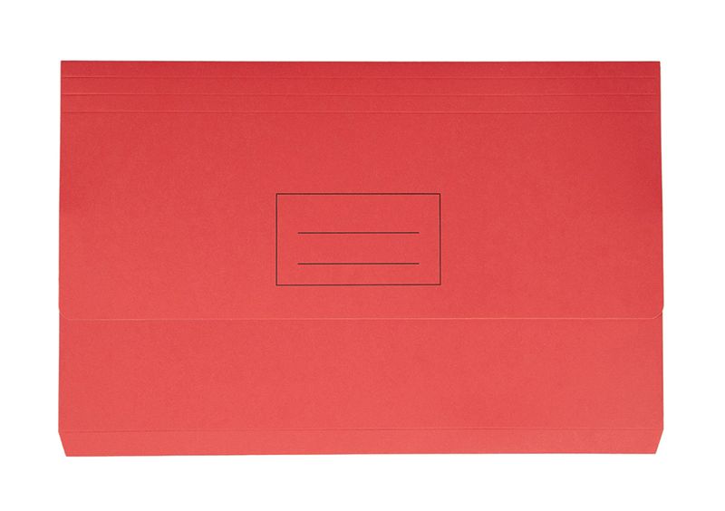 DOCUMENT WALLET STAT FC BOARD RED
