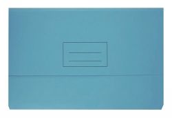 DOCUMENT WALLET BANTEX FC BOARD 240GSM LIGHT BLUE