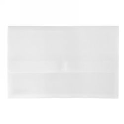 DOCUMENT WALLET BANTEX FC HOOK & LOOP CLOSURE CLEAR