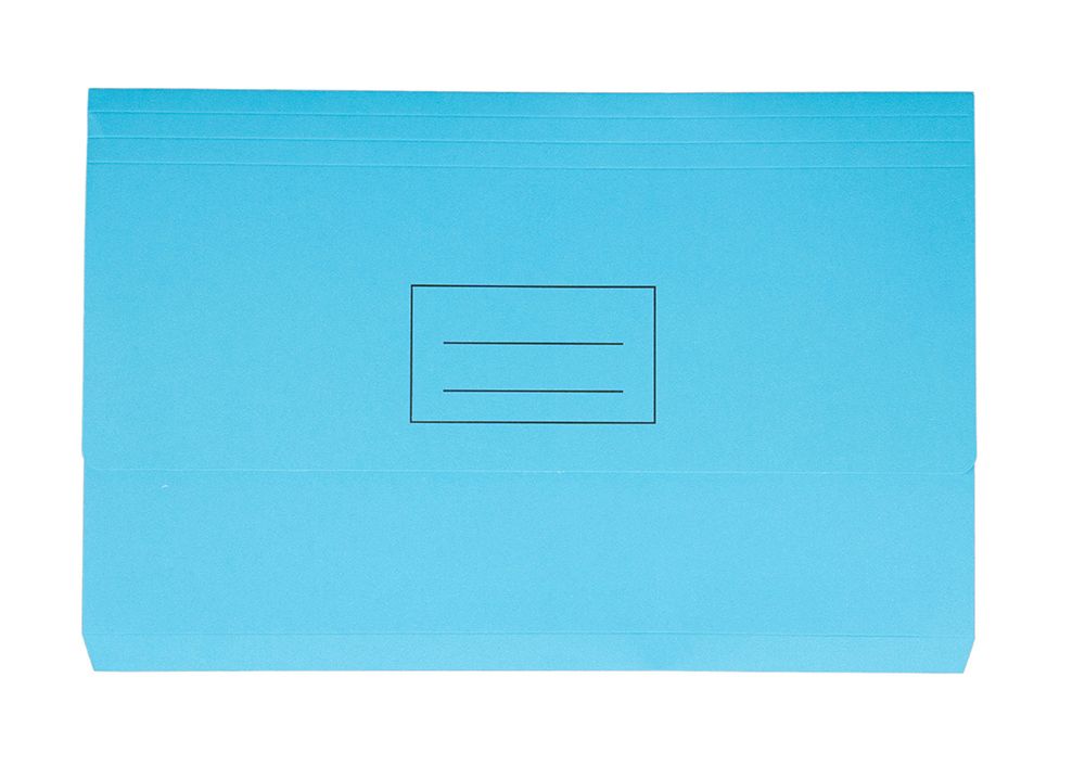DOCUMENT WALLET STAT FC BOARD BLUE