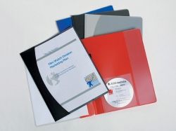 FLAT FILE MARBIG A4 PREMIER INSERT BLUE