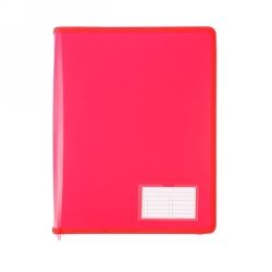 BINDER BANTEX A4 2 D-RING 25MM ZIPPERED WATERMELON