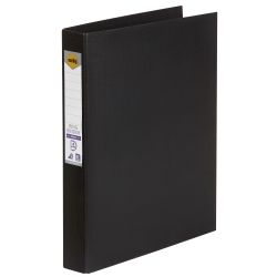BINDER MARBIG A4 PE 4 D-RING 25MM BLACK