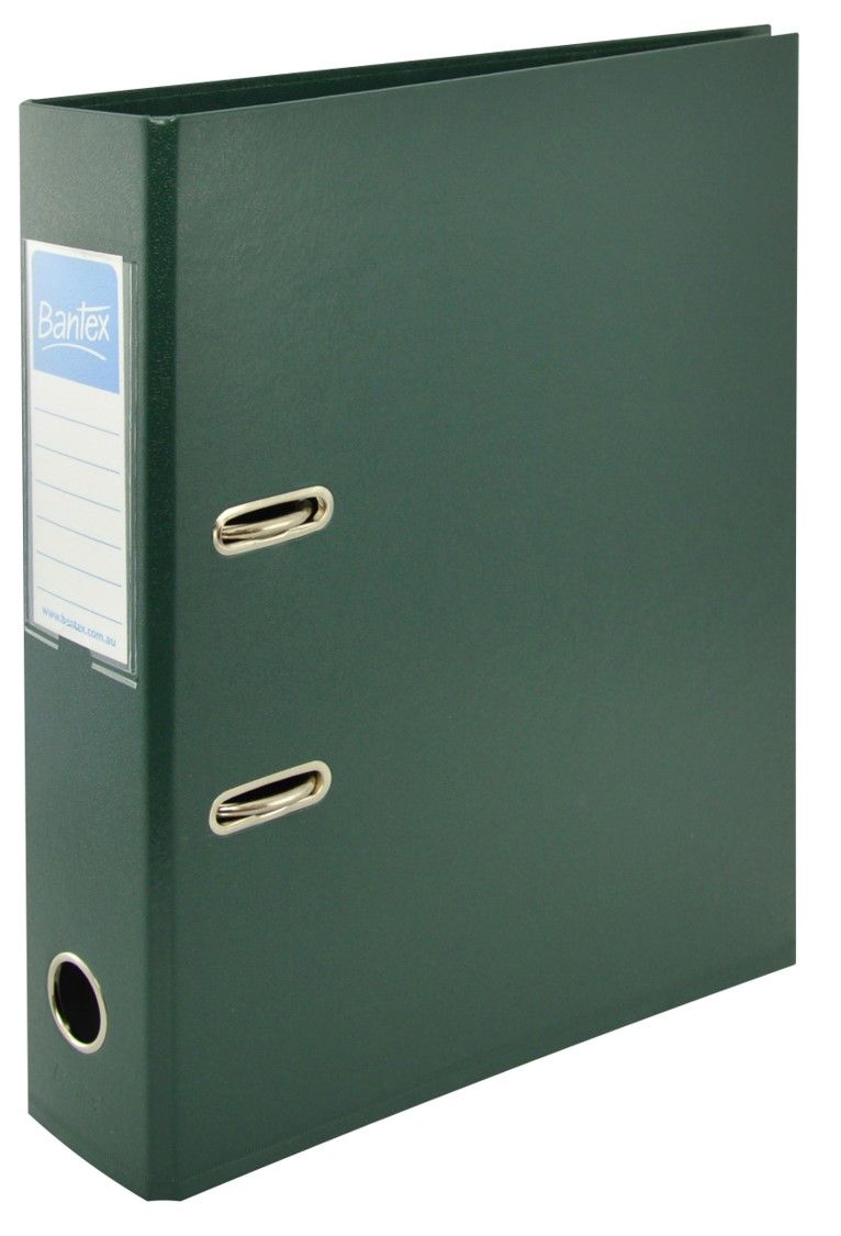 LEVER ARCH FILE BANTEX A4 70MM STANDARD GREEN