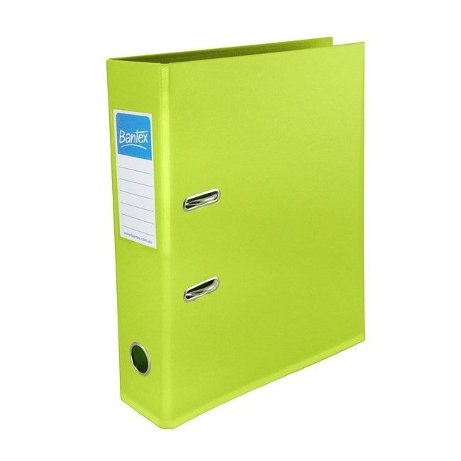 LEVER ARCH FILE BANTEX A4 70MM FRUIT LIME