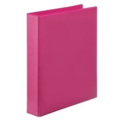 BINDER INSERT MARBIG A4 CLEARVIEW 2 D-RING 25MM PINK