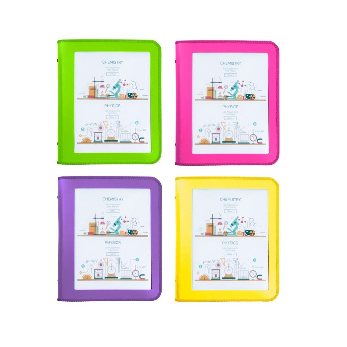 BINDER MARBIG A4 2D 25MM INSERT COVER BRIGHT COLOURS ASST