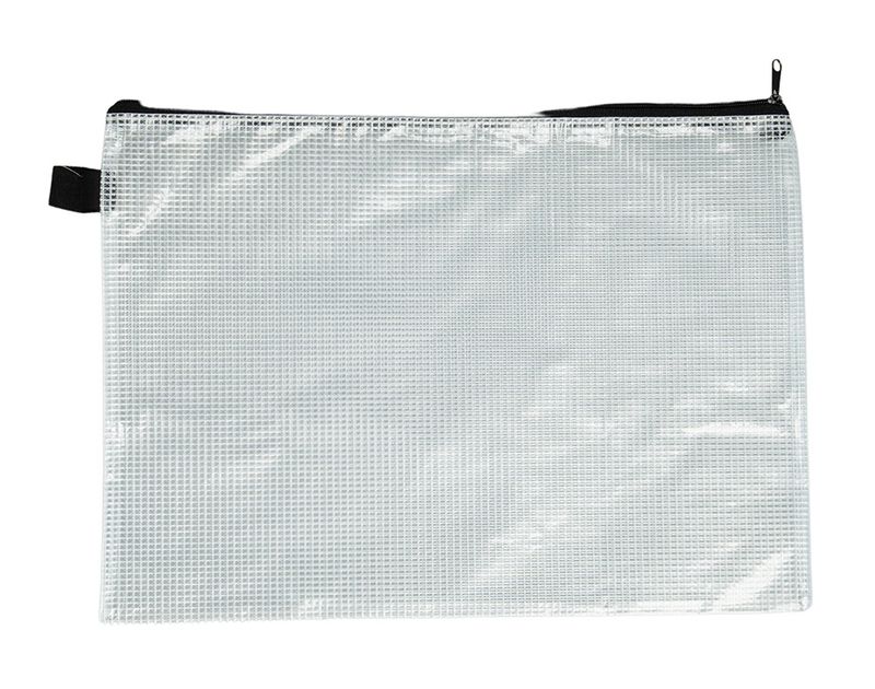 MESH ZIP CASE GNS 250X180MM A5