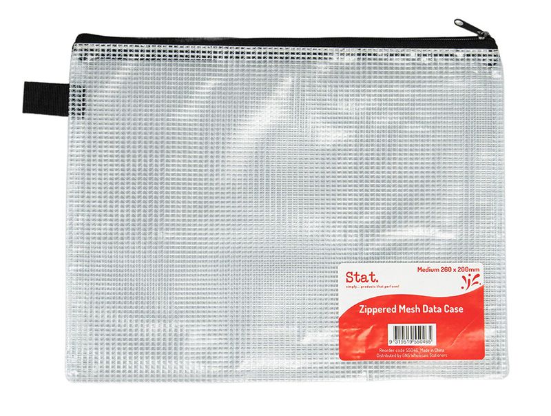 DATA HANDY CASE STAT MESH ZIP 260X200 MED