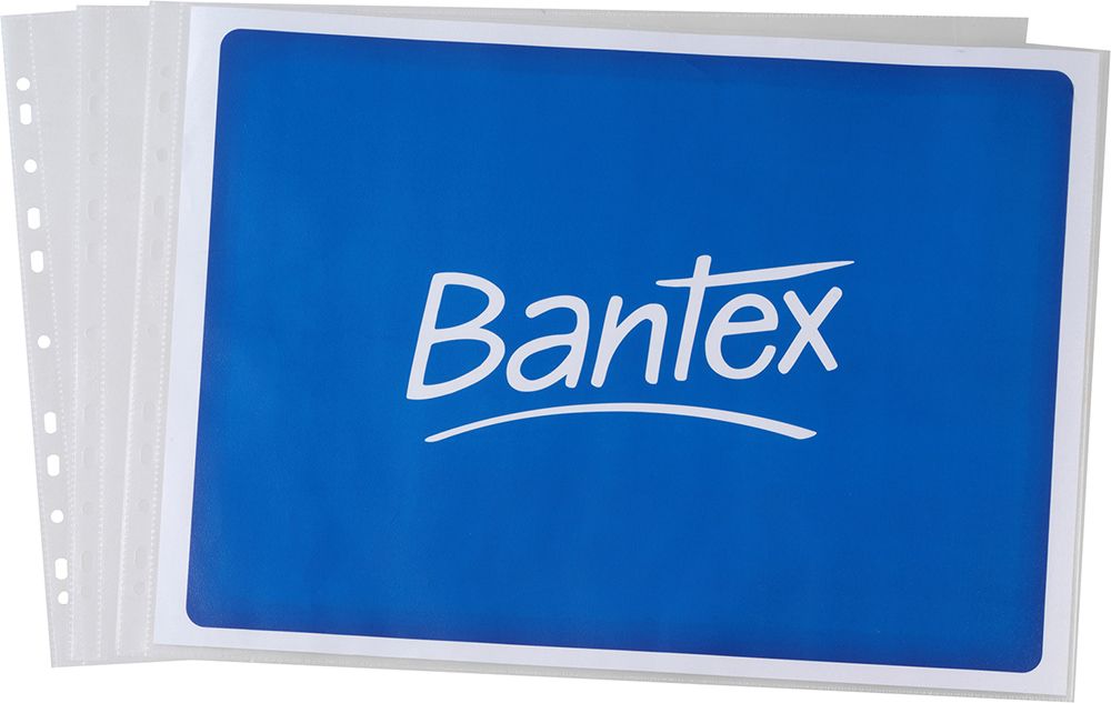 SHEET PROTECTORS BANTEX A3 LANDSCAPE 120 MICRON PK25