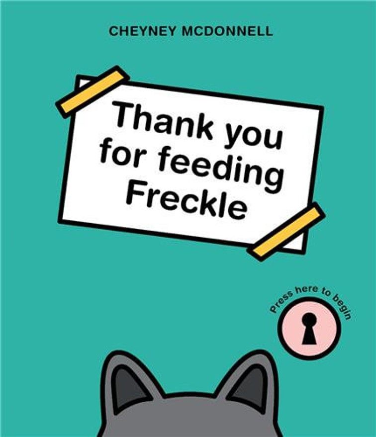BOOK KIDS PICTURE BOOK THANK YOU FOR FEEDING FRECKLE