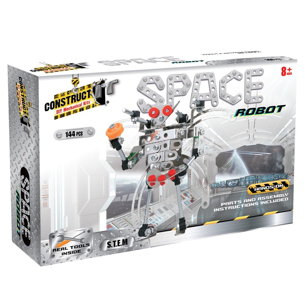 TOY CONSTRUCT IT 144 PIECE SPACE ROBOT