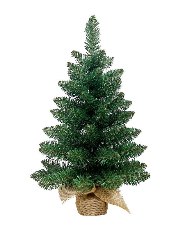 TABLE TREE XMAS 60CM PINE SACK POT