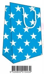 BAG GIFT OZCORP LARGE STARS BLUE