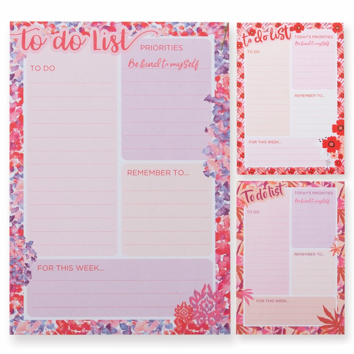 GIFT TO DO LIST SUDA 148X6X210MM THE BUSY MUM'S 3 ASST 52PG