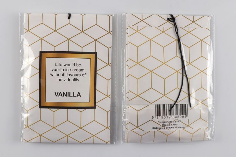 SCENTED SACHETS GNS 10X15CM WITH RIBBON VANILLA
