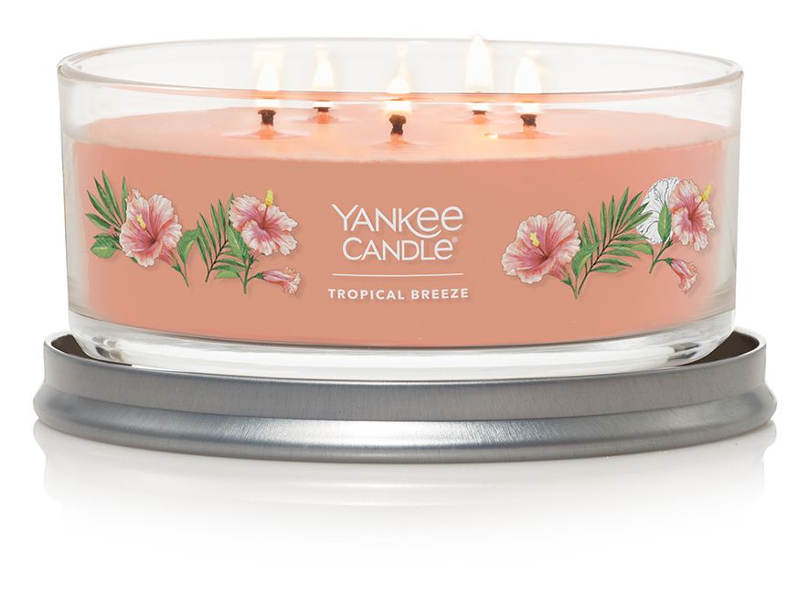 CANDLE YANKEE SIGNATURE 5 WICK TUMBLER TROPICAL BREEZE