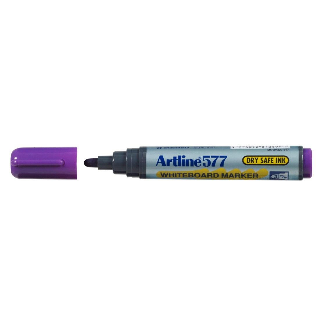 MARKER WHITEBOARD ARTLINE 577 3MM BULLET NIB PURPLE