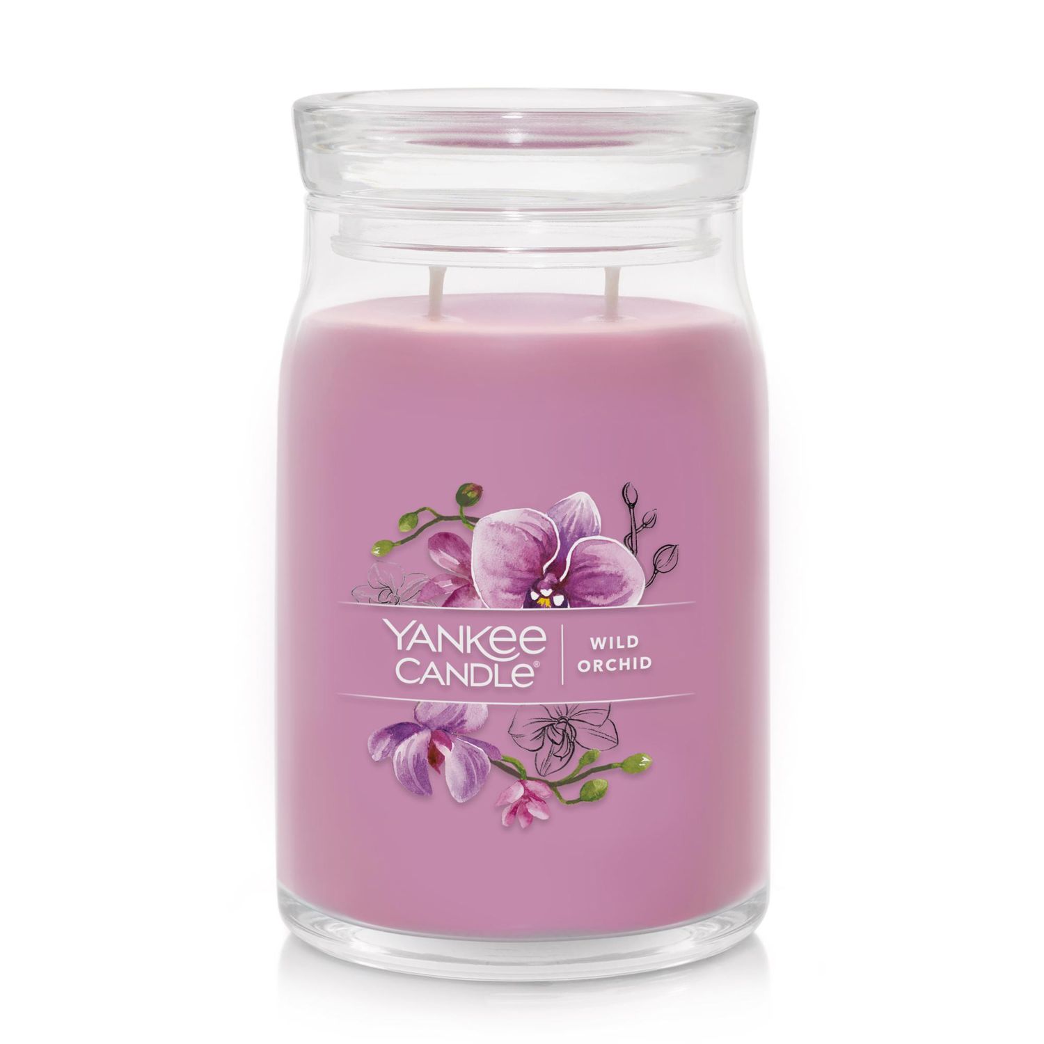 CANDLE YANKEE SIGNATURE LARGE JAR WILD ORCHID