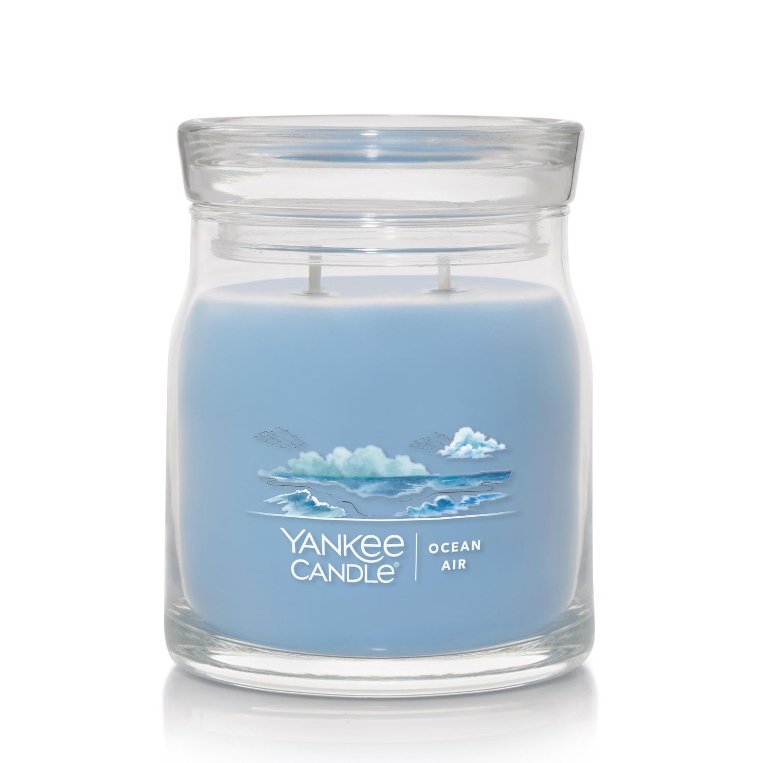 CANDLE YANKEE SIGNATURE MEDIUM JAR OCEAN AIR