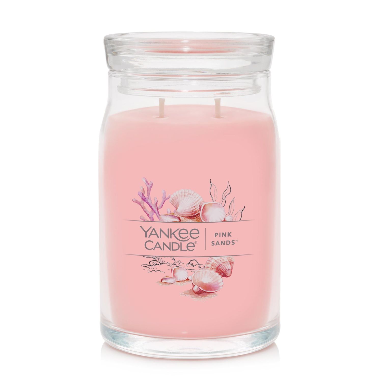 CANDLE YANKEE SIGNATURE LARGE JAR PINK SANDS
