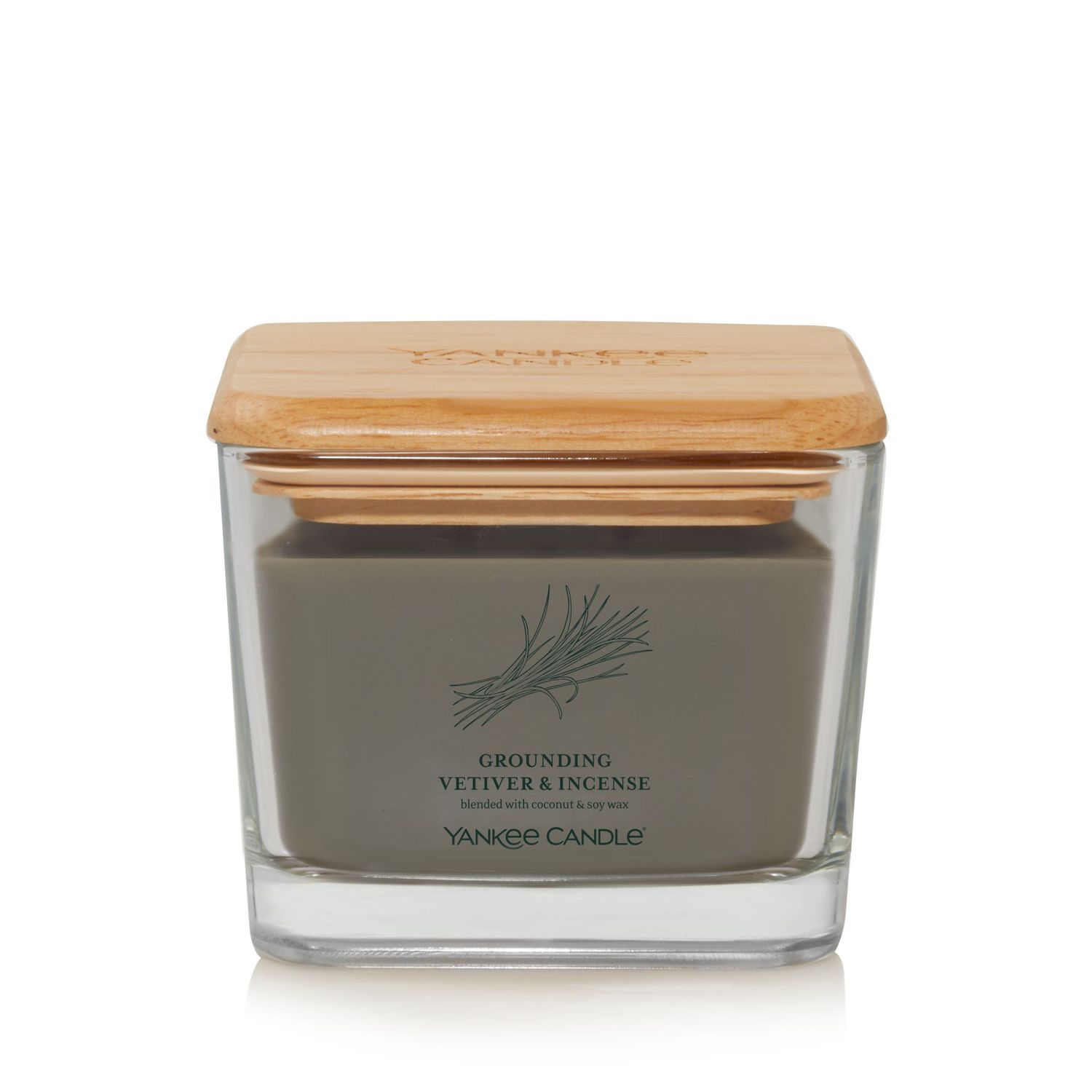 CANDLE YANKEE WELL LIVING MEDIUM GROUNDING VETIVER & INCENSE