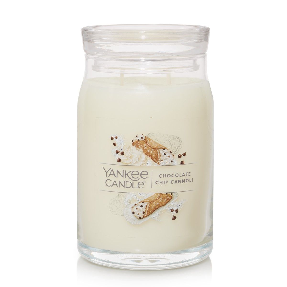 CANDLE YANKEE SIGNATURE LARGE JAR CHOC CHIP CANNOLI