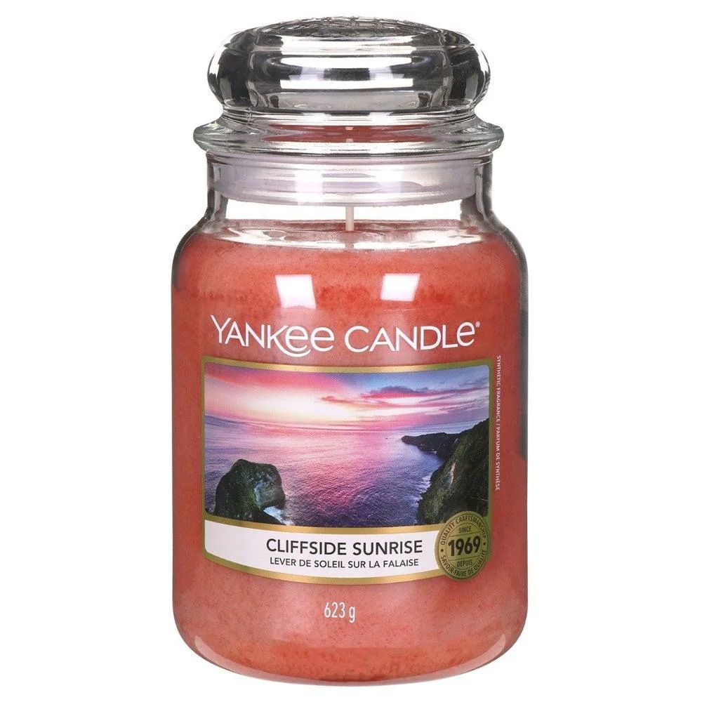 CANDLE YANKEE CLASSIC LARGE JAR CLIFFSIDE SUNRISE