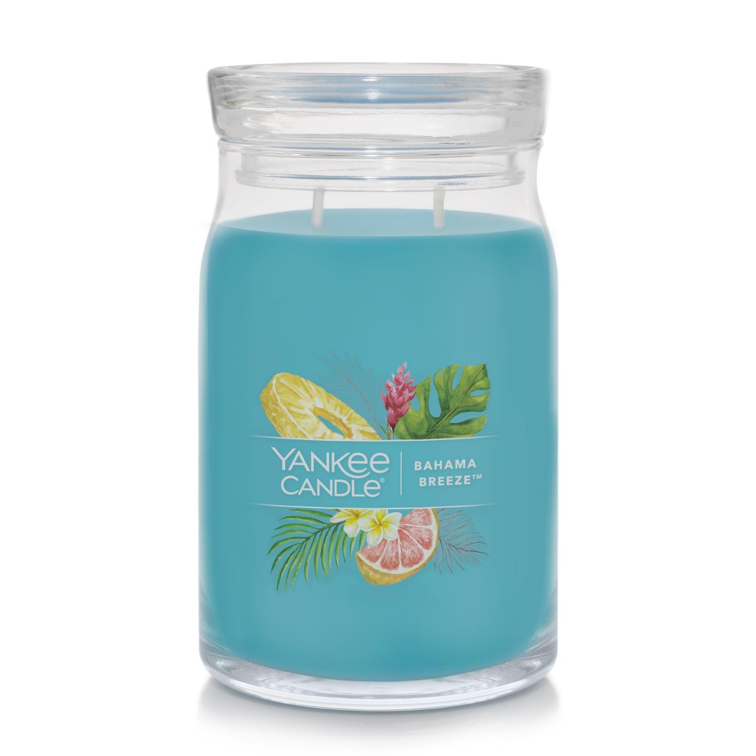 CANDLE YANKEE SIGNATURE LARGE JAR BAHAMA BREEZE