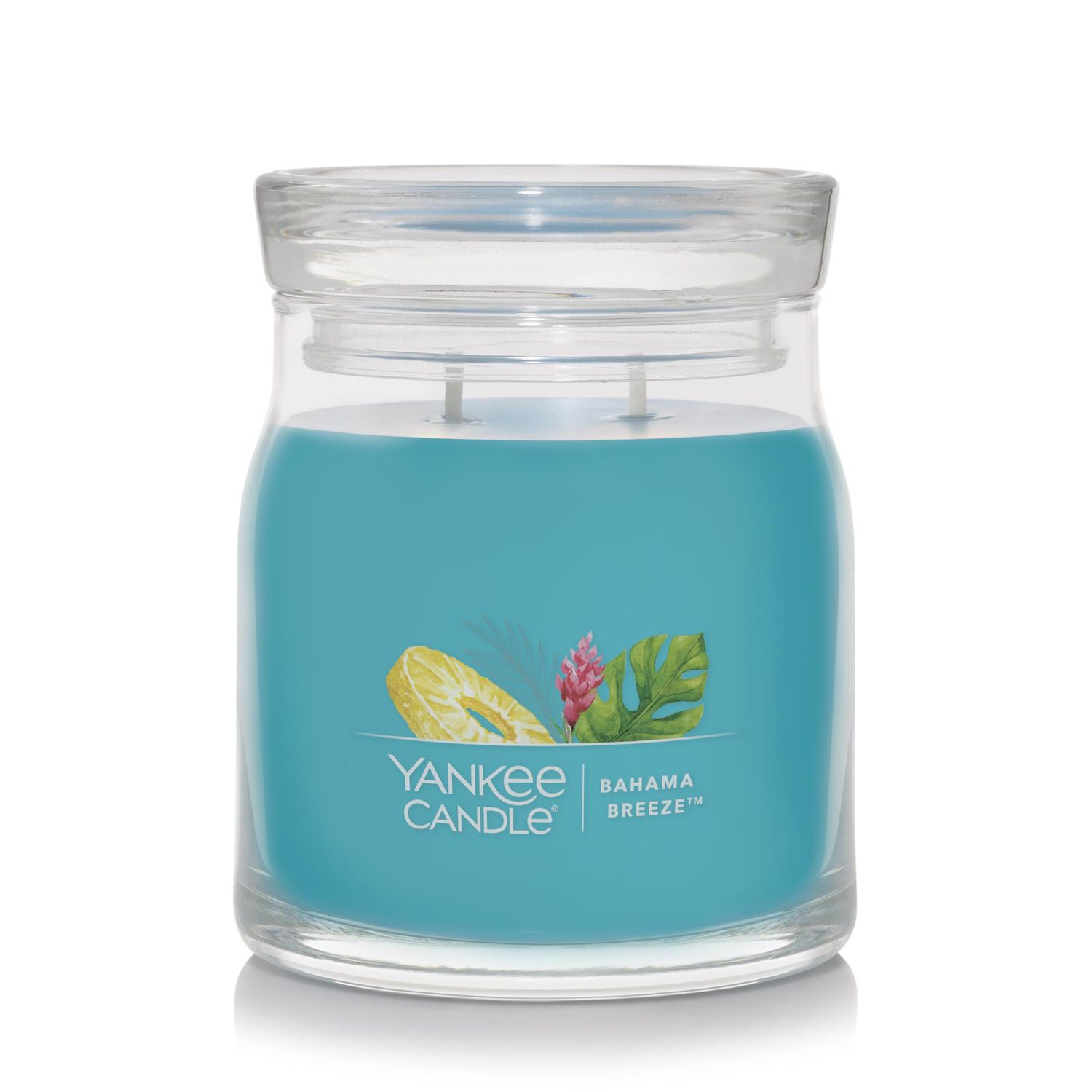 CANDLE YANKEE SIGNATURE MEDIUM JAR BAHAMA BREEZE