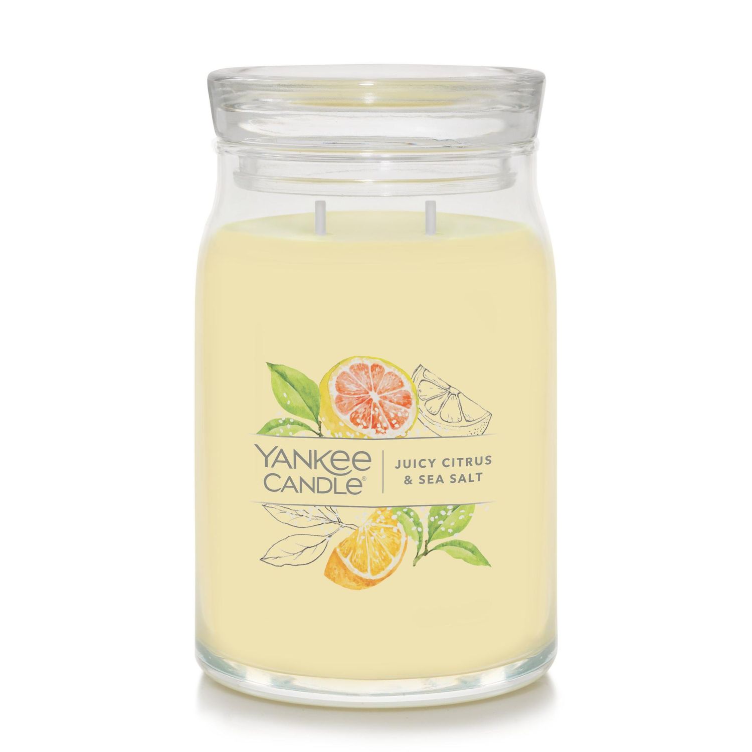 CANDLE YANKEE SIGNATURE LARGE JAR JUICY CITRUS & SEA SALT