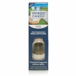 PRE FRAGRANCED REEDS YANKEE DIFFUSER KIT CLEAN COTTON