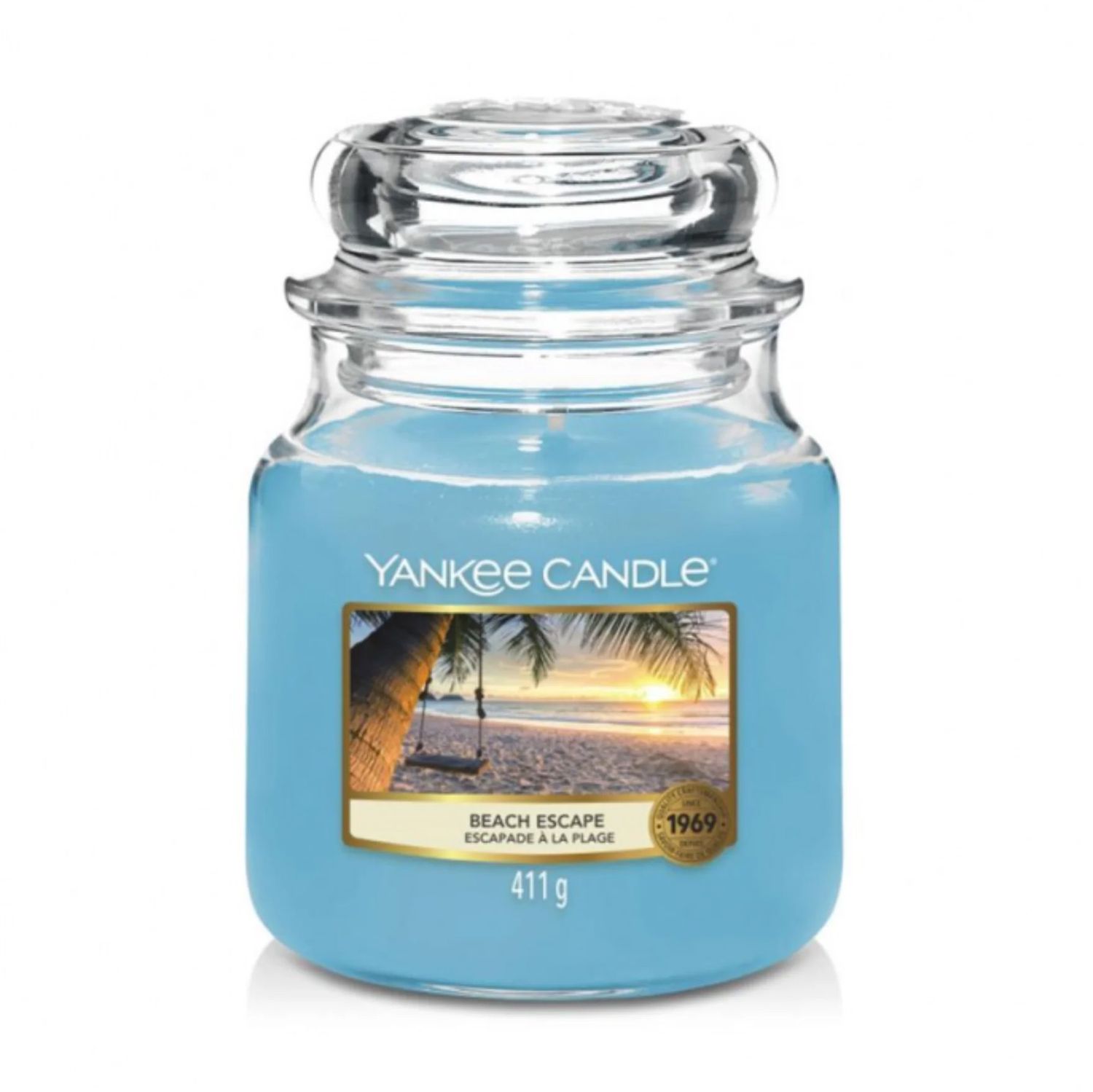 CANDLE YANKEE CLASSIC MEDIUM JAR BEACH ESCAPE