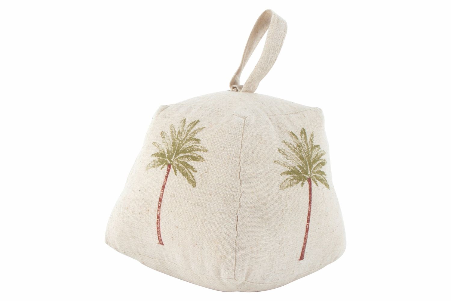 GIFT GNS VINTAGE JUNGLE ST BARTS CALICO DOOR STOPPER 1.2KG