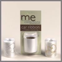 WEDDING CAR RIBBON WHITE 6M