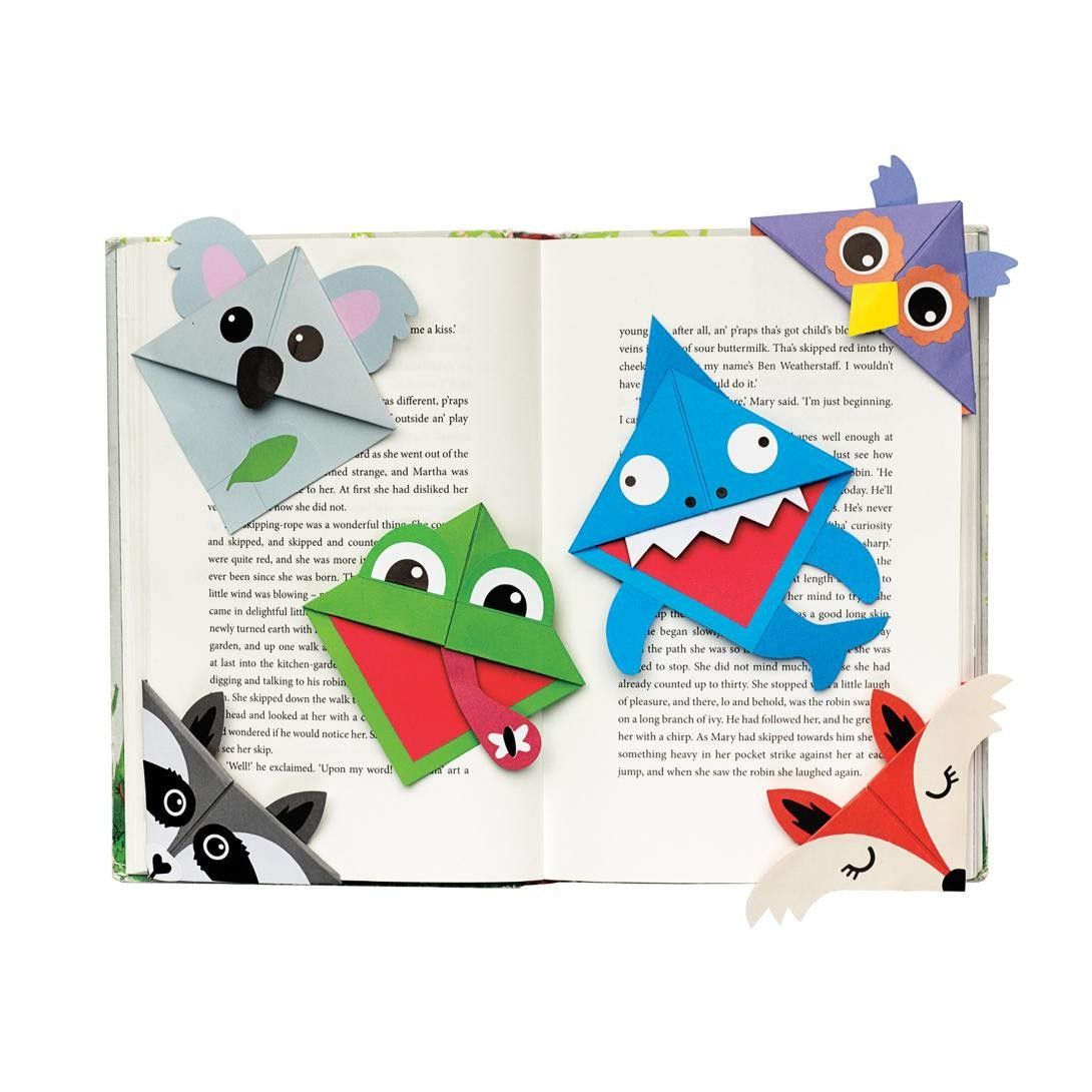 TOY CREATIVITY FOR KIDS CORNER CREATURE BOOKMARKS